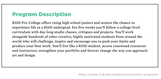 RISD罗德岛夏校留学攻略
