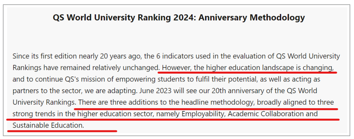 明年QS指标大改，世界大学排名大洗牌！