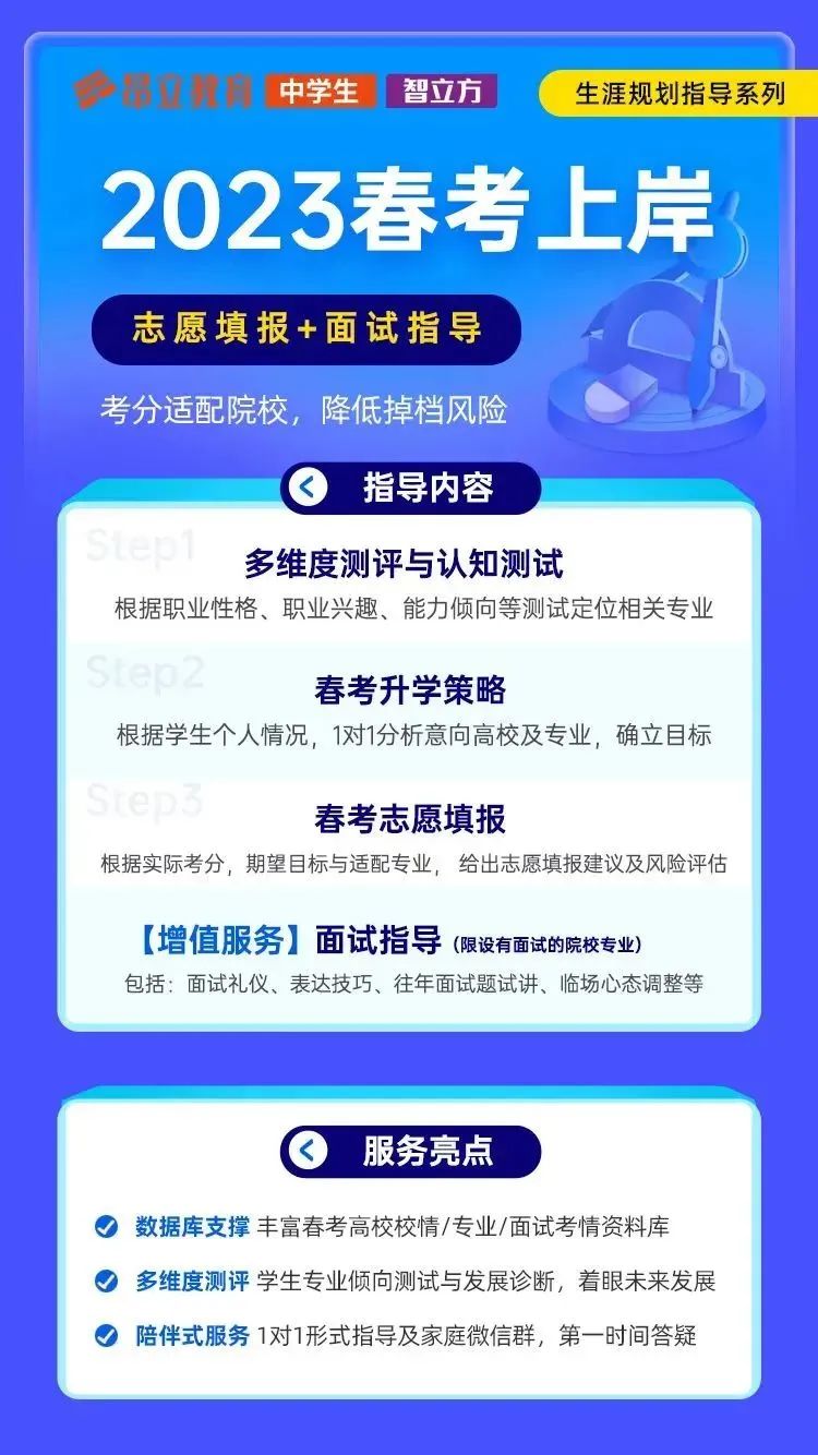 2023届校测考什么,志愿如何填?!