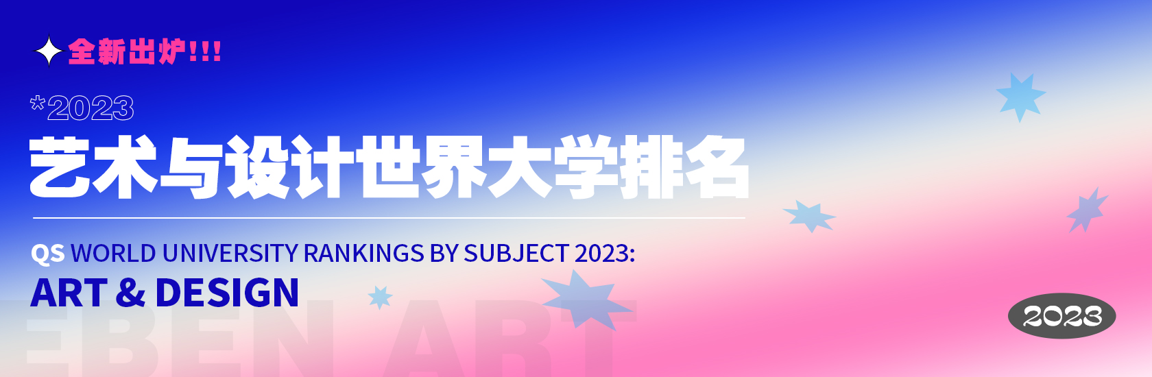 23年QS艺术与设计世界大学排名一览