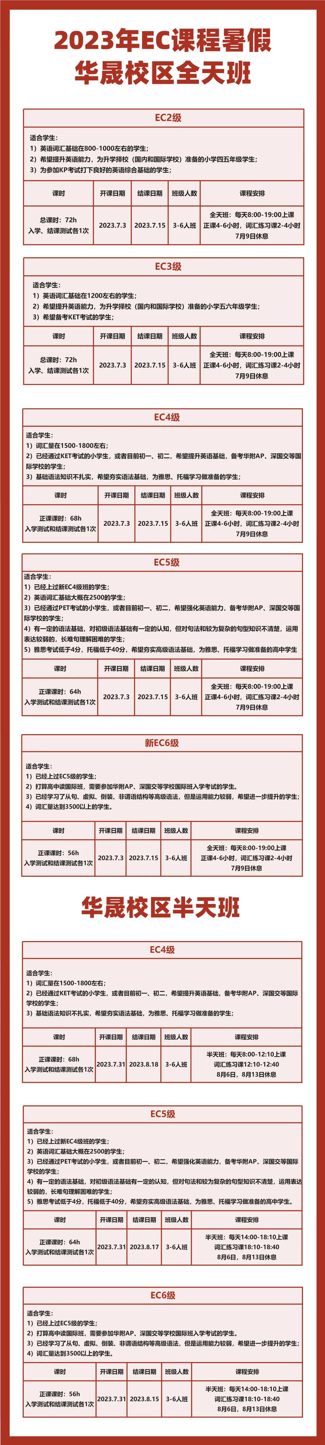 英美国际教育EC学术英语&Math暑假辅导培训课程