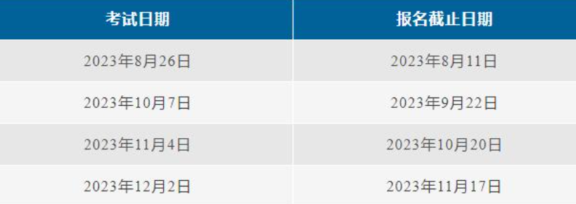 2023年下半年SAT机考日期公布