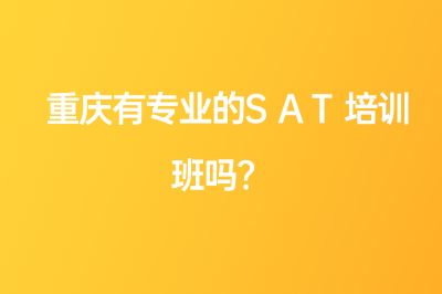 重慶有專業(yè)的SAT培訓(xùn)班嗎？