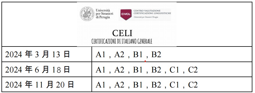 2024年意大利语CELI/CILS等级考试时间调整通知！