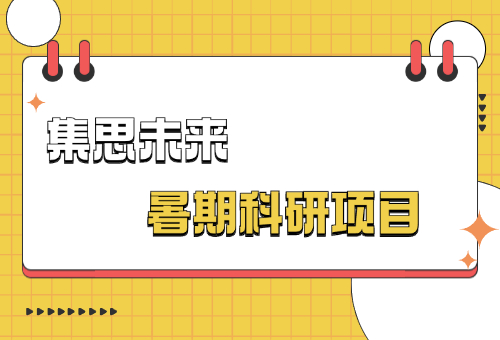 2024集思未來暑期科研項目價格是多少？