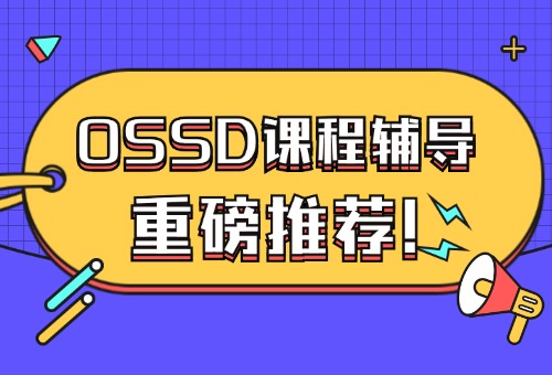 24年深圳ossd课程培训机构推荐来啦！