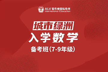 ALV爱乐惟国际教育城市绿洲入学数学备考课程图片