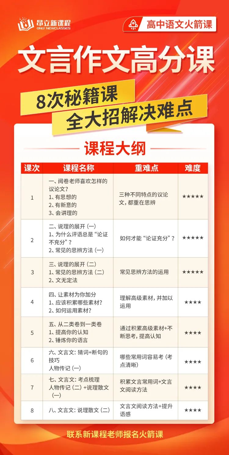 24年昂立新課程高中語(yǔ)文+英語(yǔ)火箭課，即將開(kāi)班!