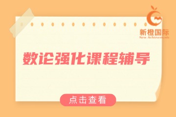 新橙國(guó)際教育新橙國(guó)際數(shù)論強(qiáng)化課程輔導(dǎo)圖片