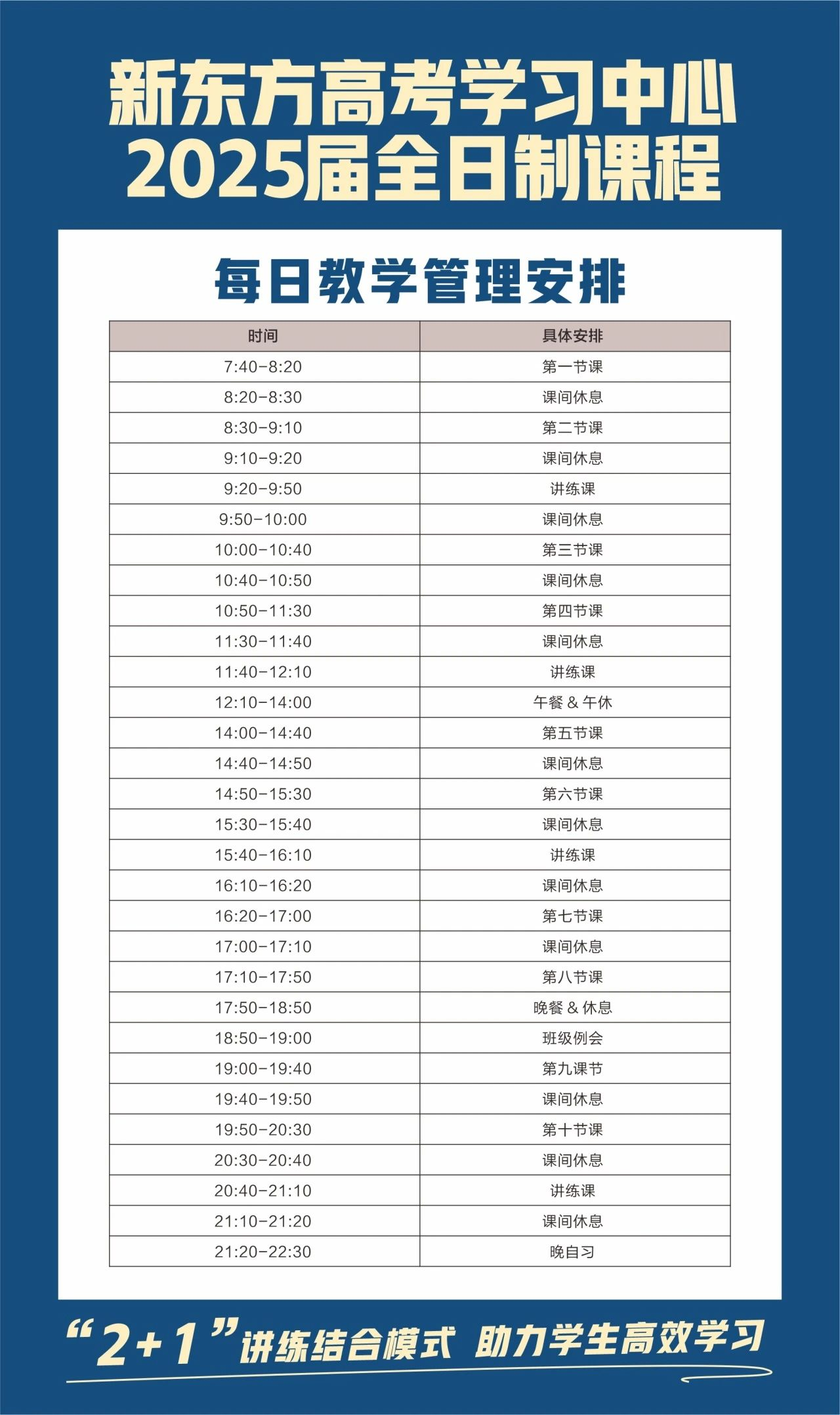 重庆新东方2025届艺考文化课招生简章