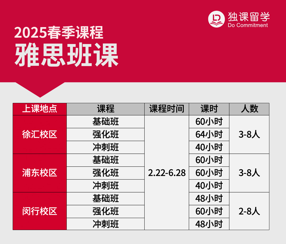 25独课「春季课程」开启报名！