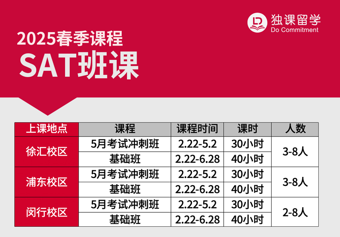 25独课「春季课程」开启报名！