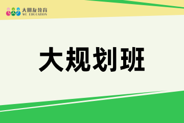 深圳大朋友教育大规划班