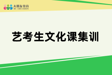 深圳大朋友教育艺考生文化课集训班