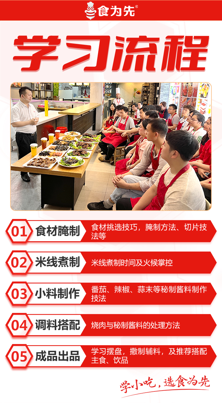 重庆食为先烧肉米线培训