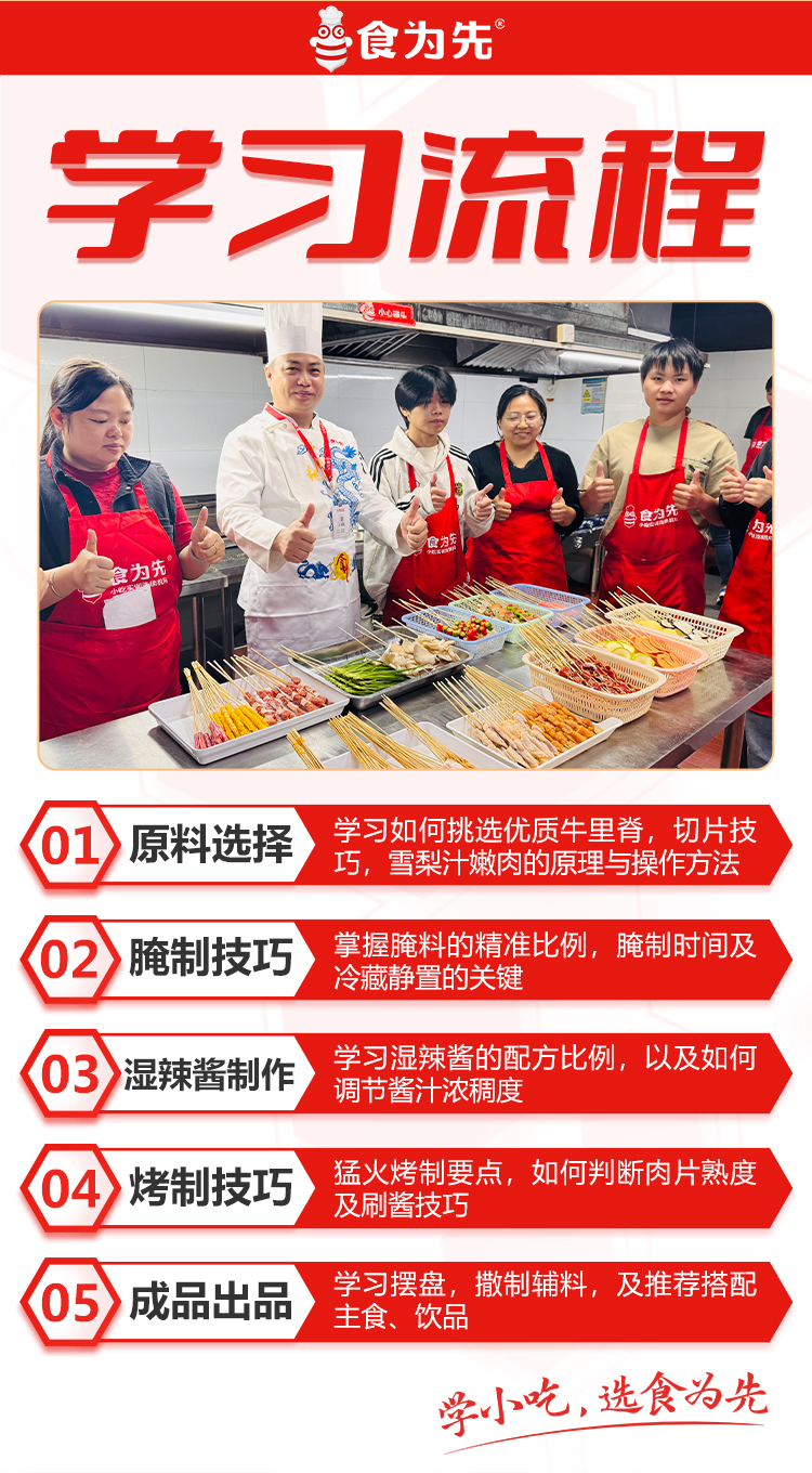 重庆食为先湿辣牛肉培训