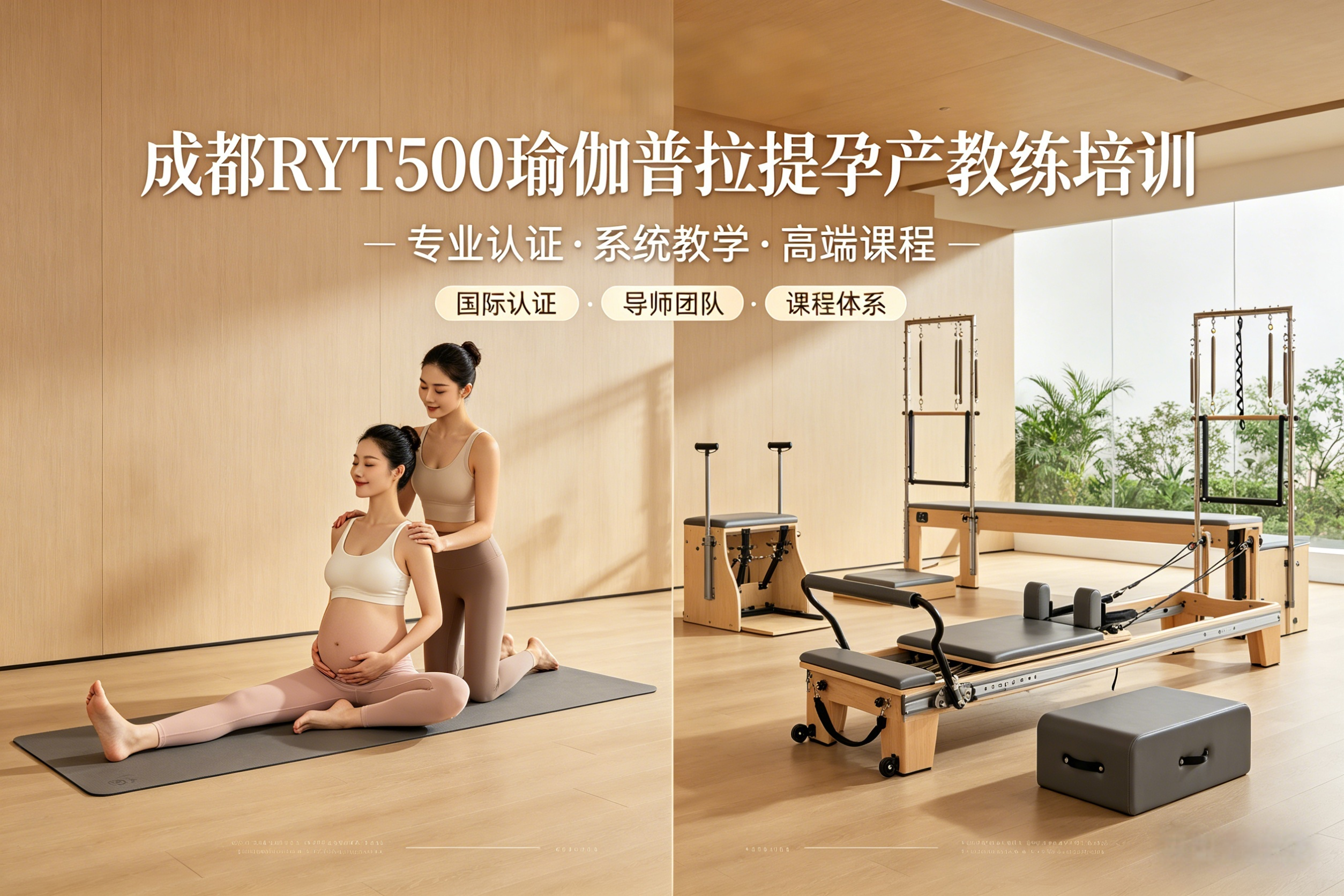 成都净梵瑜伽RYT500瑜伽普拉提孕产教练培训图片