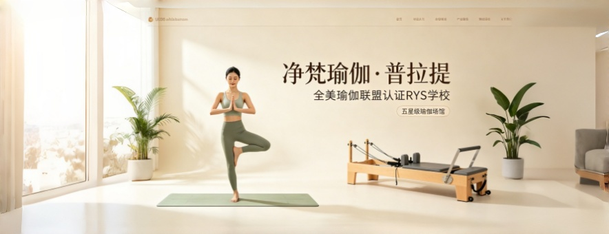 成都净梵瑜伽·普拉提教练培训学院banner