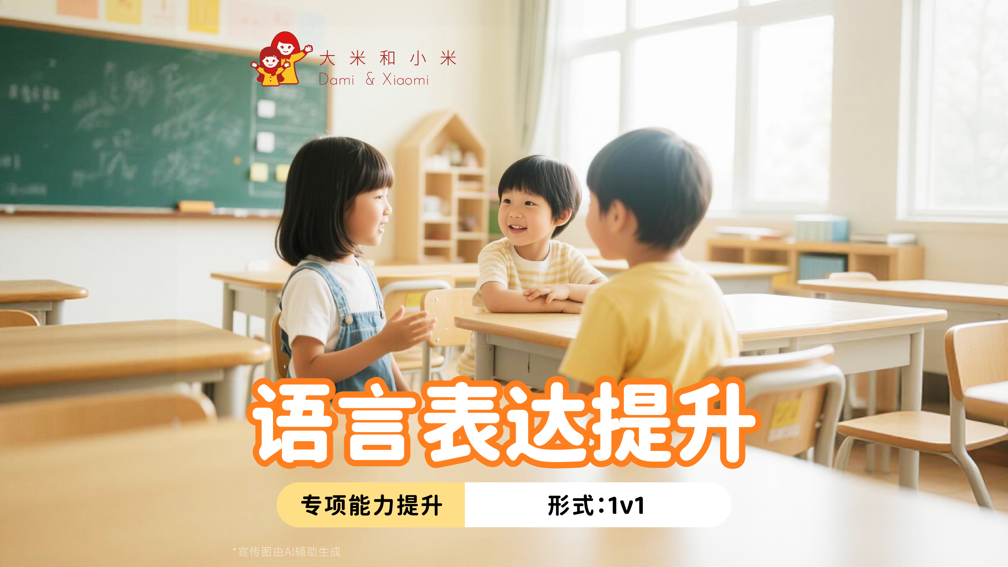 大米和小米儿童康复中心大米和小米语言表达提升专项课程图片