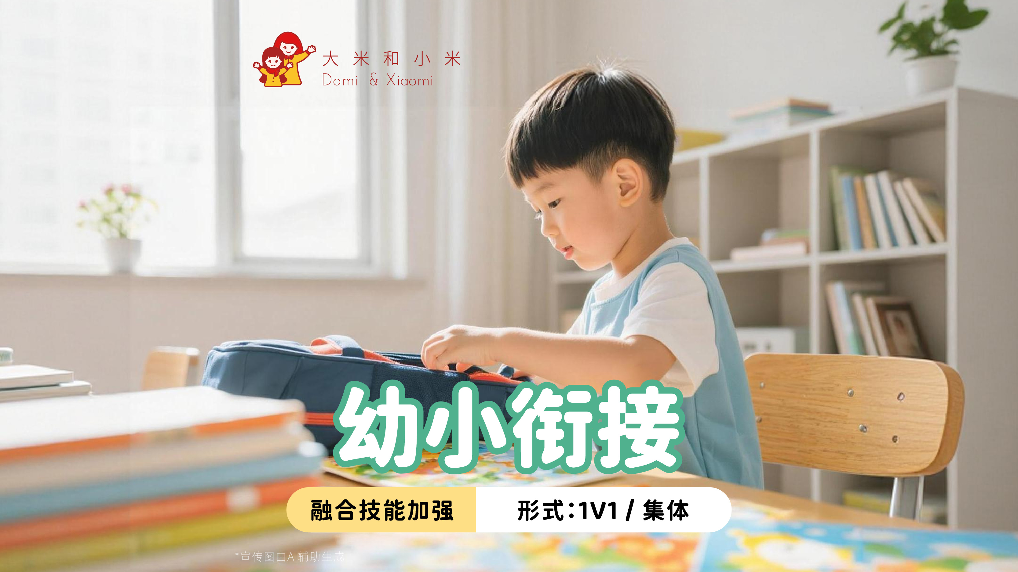 大米和小米儿童康复中心大米和小米幼小衔接专项课程图片