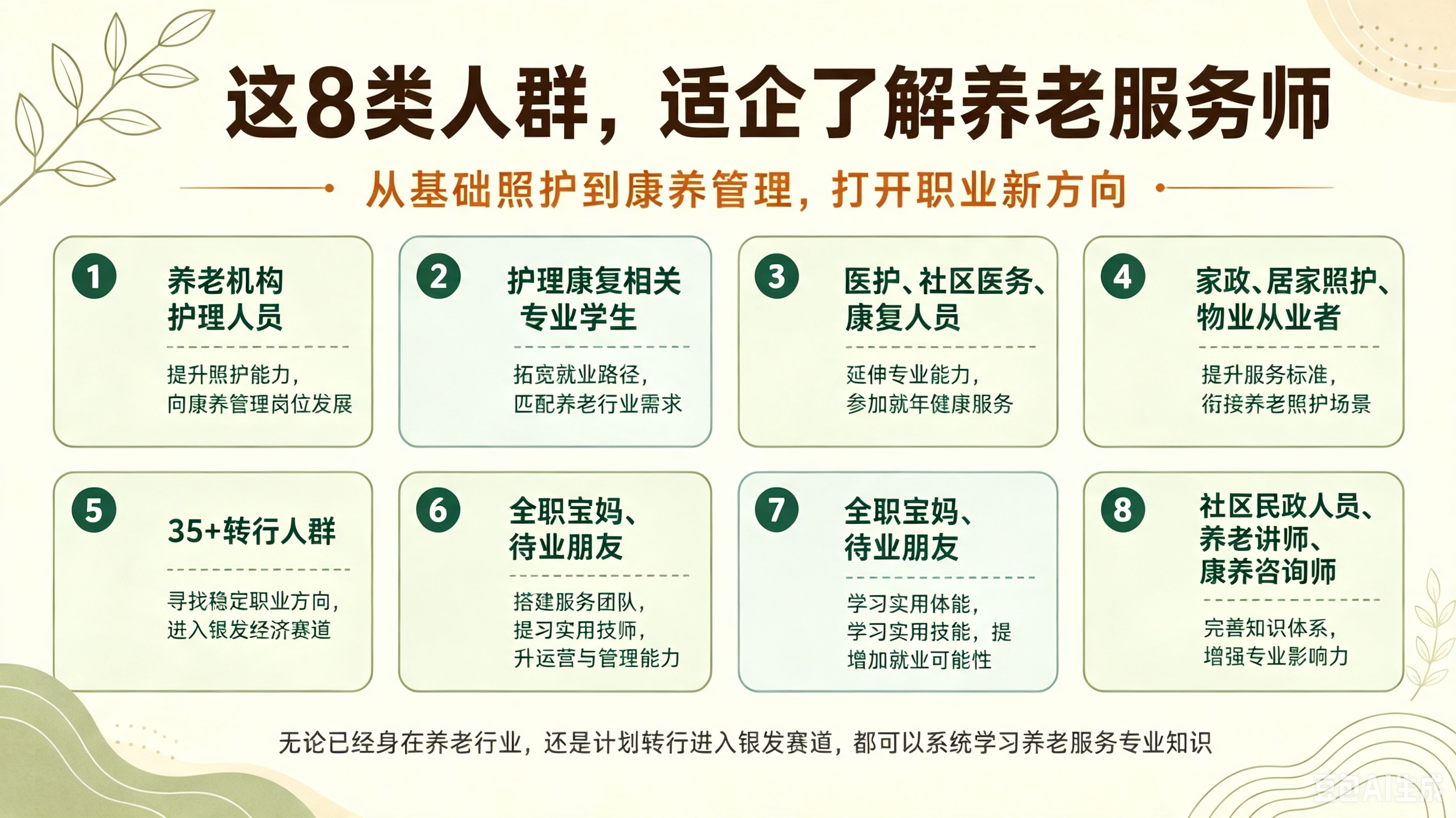 养老服务师怎么样?庆阳优路教育养老服务师培训怎么报名?