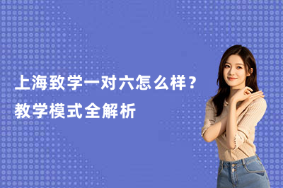 上海致学一对六怎么样？教学模式全解析