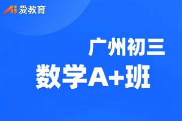 广州爱教育广州初三数学A+班图片