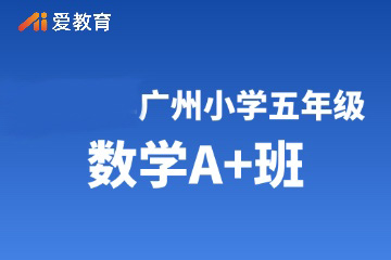 广州爱教育广州小学五年级数学A+班图片