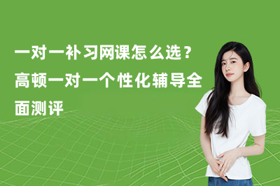 一对一补习网课怎么选?高顿一对一个性化辅导全面测评