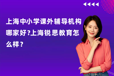 上海中小学课外辅导机构哪家好?上海锐思教育怎么样?