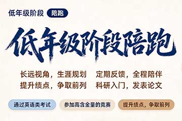 保研人低年级阶段陪跑课程图片
